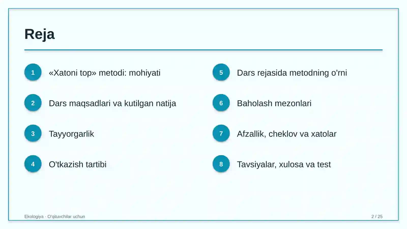 ekologiya darslarida xatoni top metodidan foydalanish 8085 2