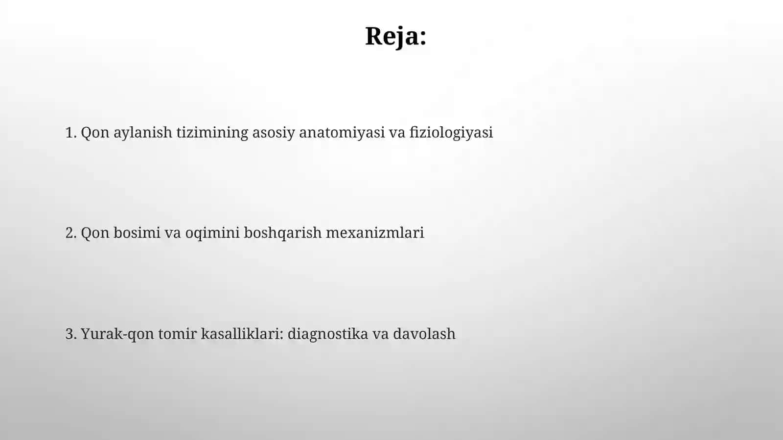 Fizalogiya faniga kirish qon aylanish tizimining fizalogik asoslari 2
