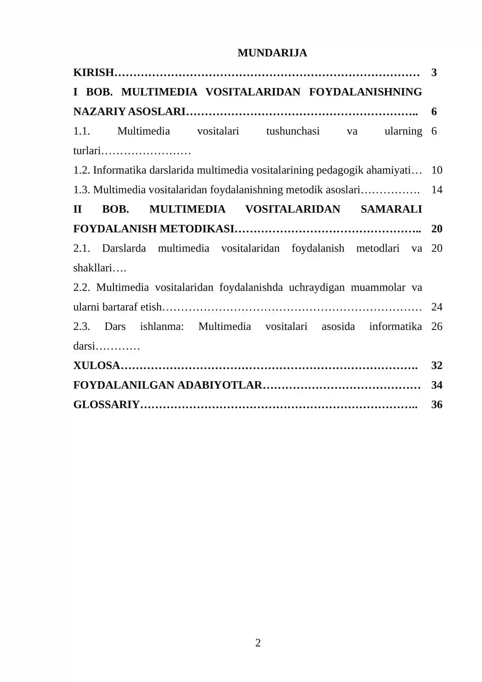 Darslarda multimedia vositalaridan samarali foydalanish bo‘yicha metodik tavsiyalar 2