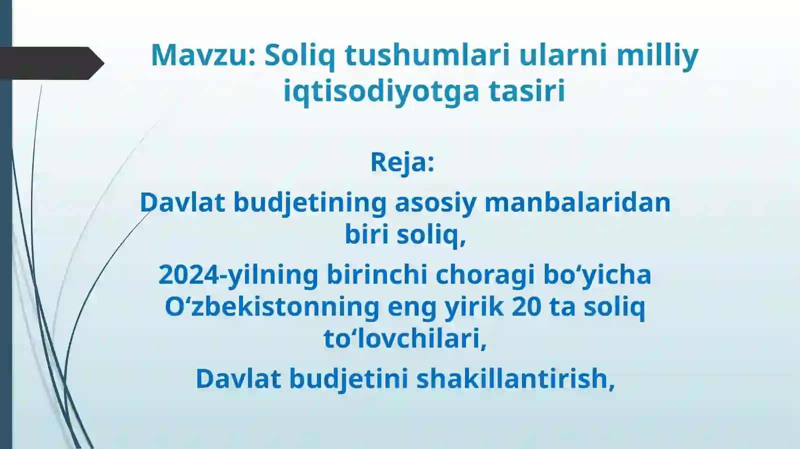 Makroiqtisodiyotdan tayyorlangan taqdimot 2