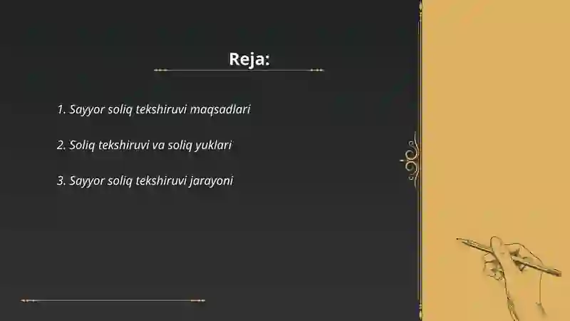 Sayyor soliq tekshiruvi 2