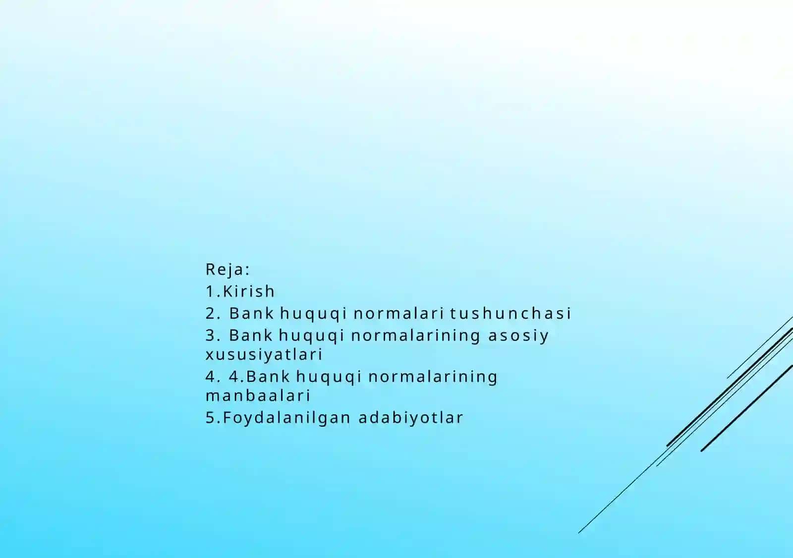 Bank huquqining normalari tushunchasi va shaxsiyatlari 2