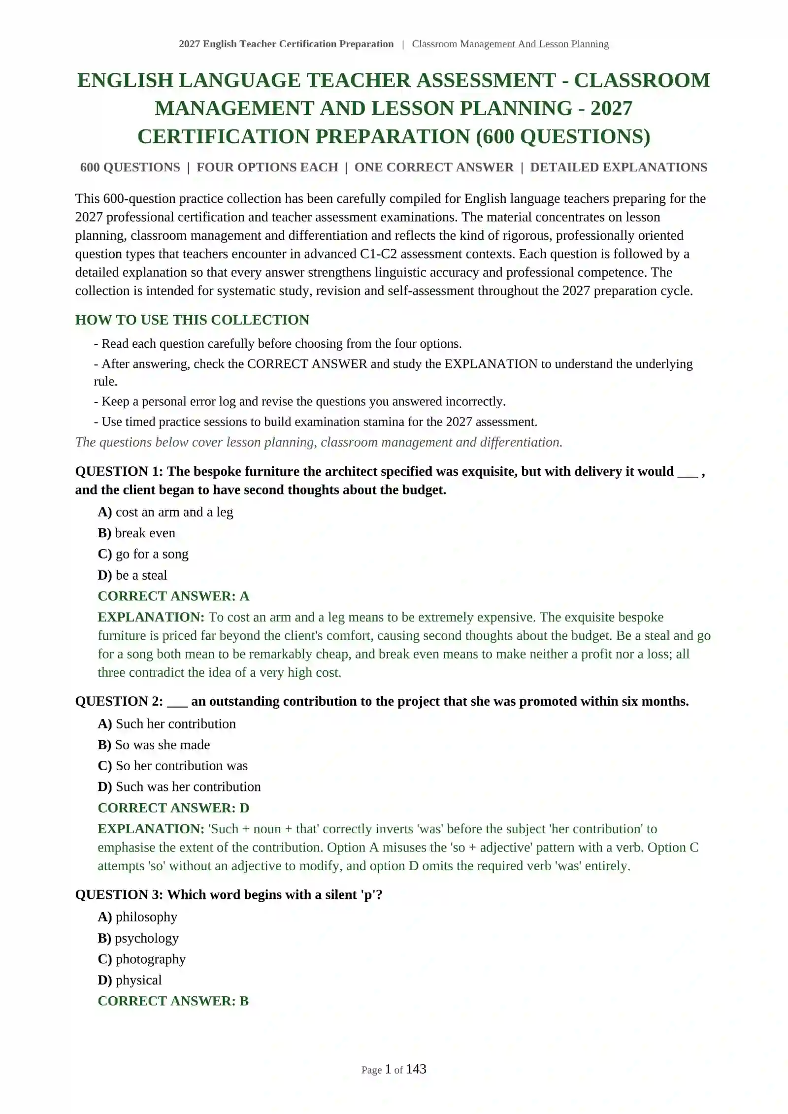 Classroom Management And Lesson Planning 2