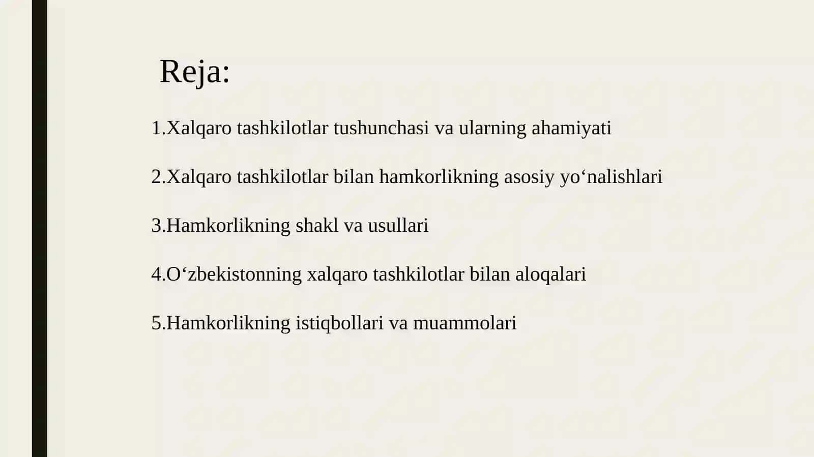 Xalqarotashkilotlar bilan hamkorlik 2