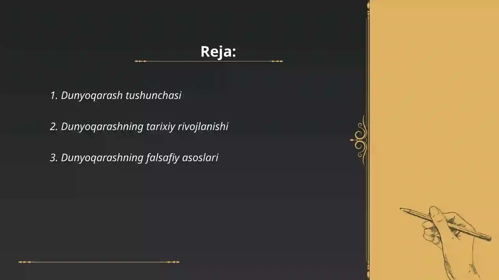 Dunyoqarashning mohiyati tuzilishi VA asosiy funksiyalari 2