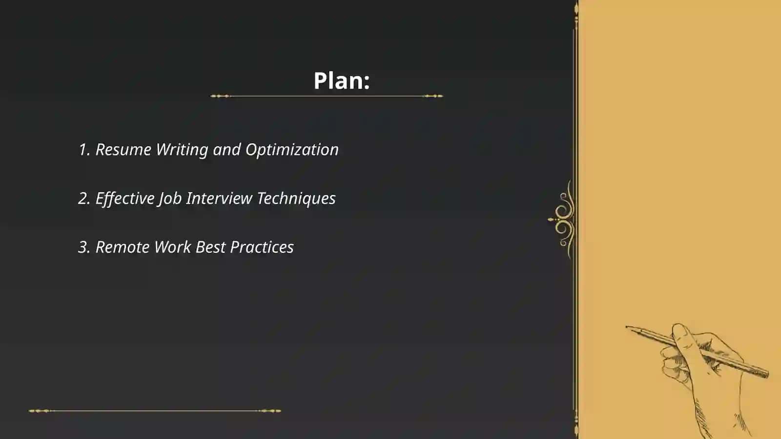 Resume Writing and Optimization 2
