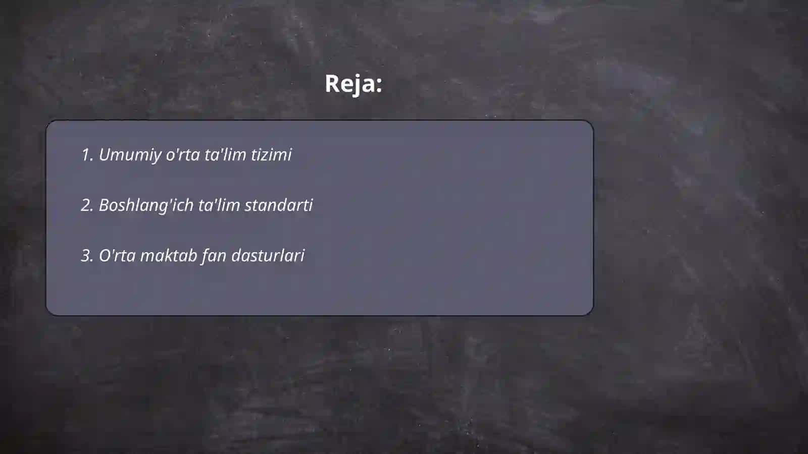 Davlat taʼlim standartlari 2