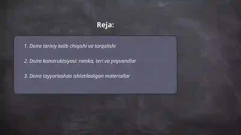 Doira cholgʻusi haqida 2