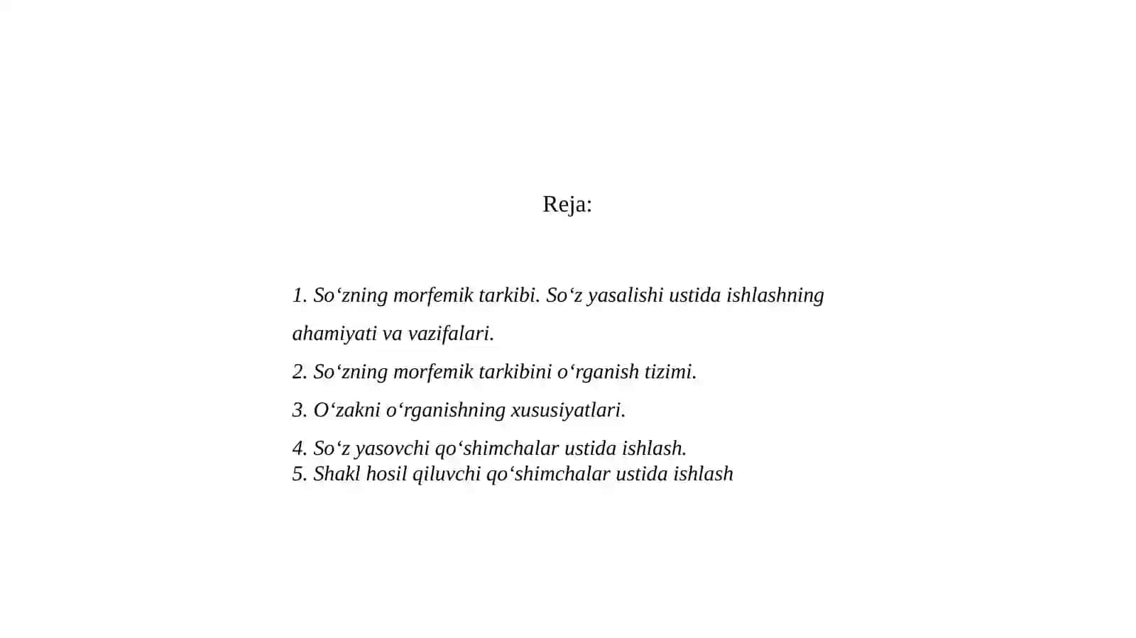 So‘zning morfemik tarkibi 2