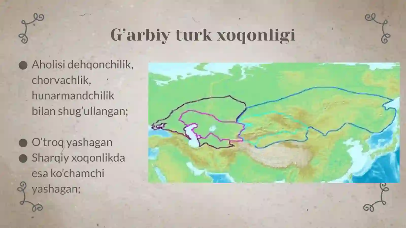 G’arbiy Turk xoqonligi 2