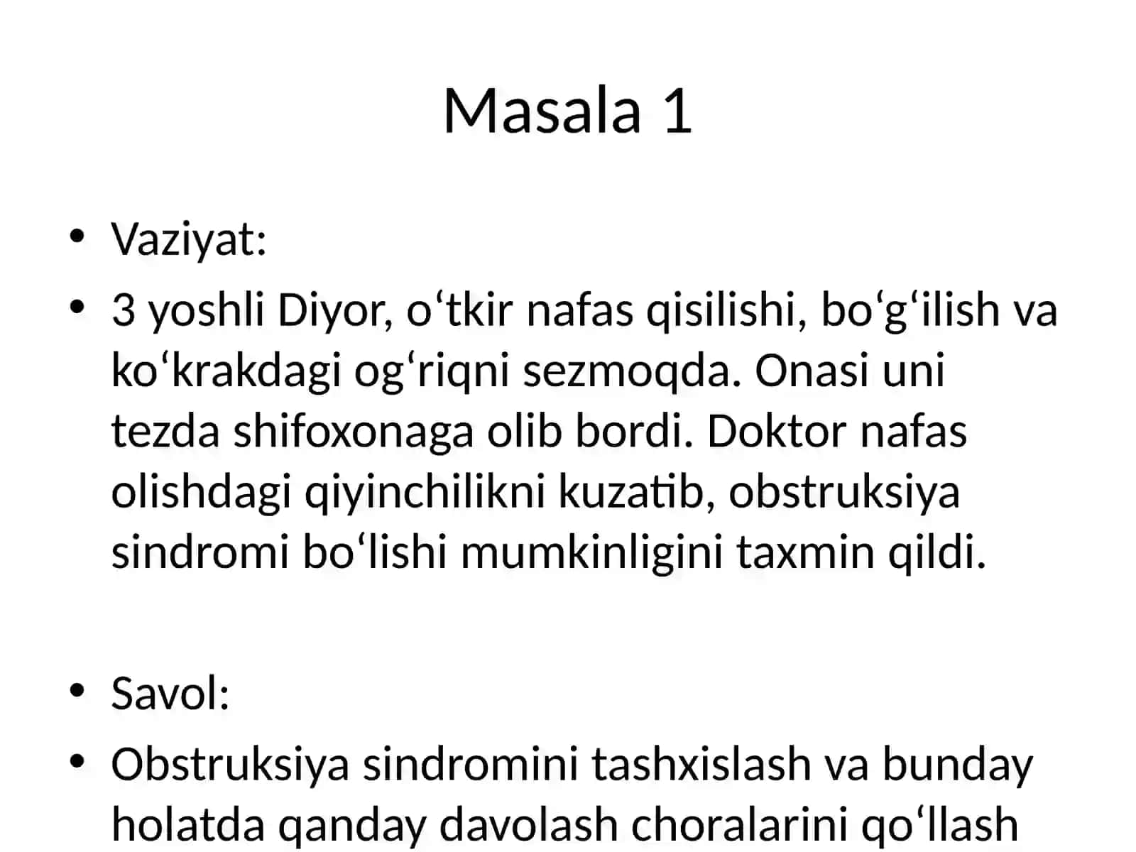 Bolalarda Obstruksiya Sindromi 2