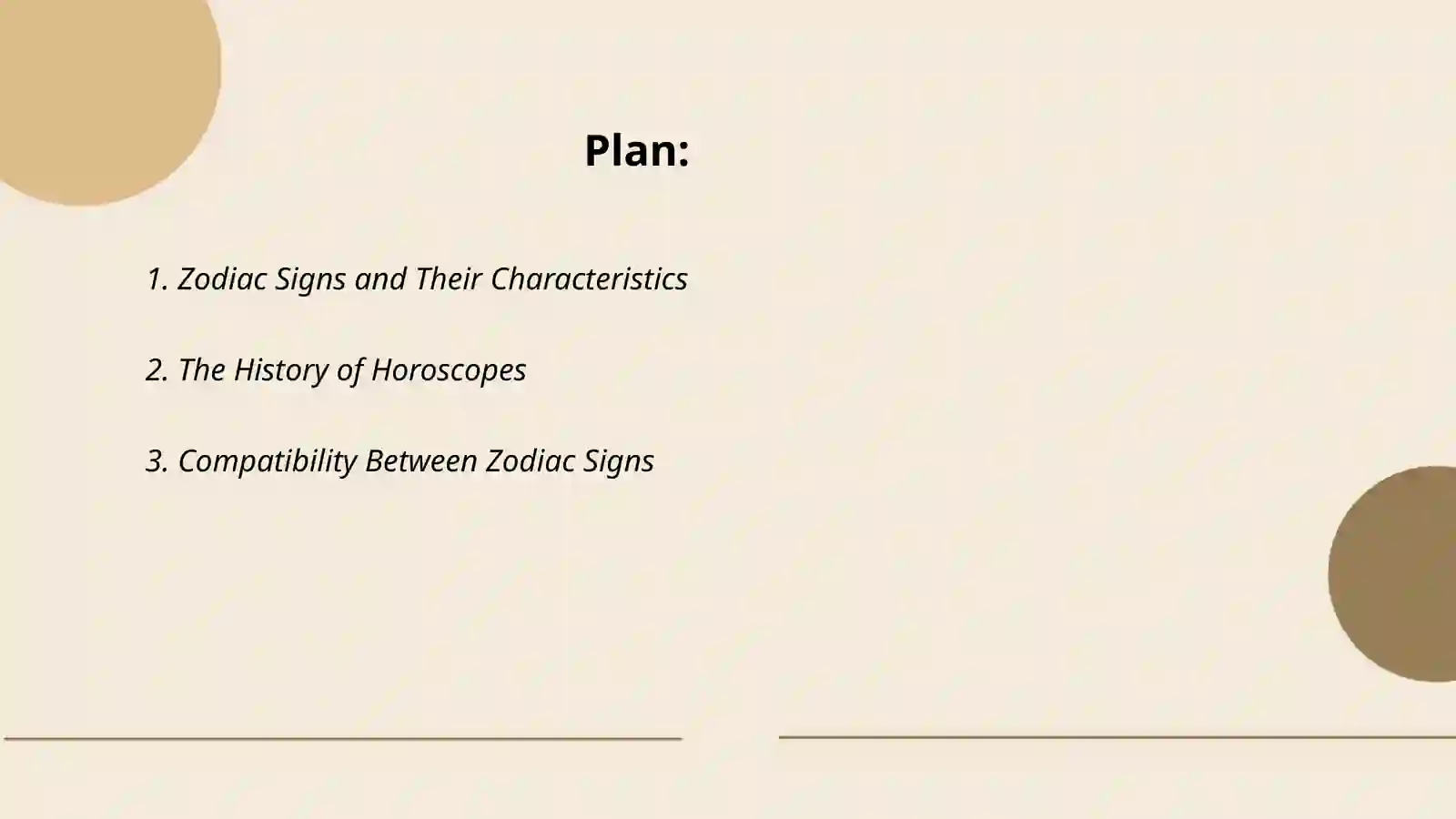 Horoscopes 2