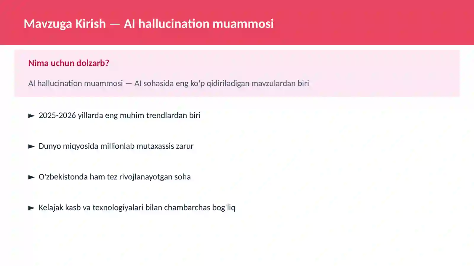 AI hallucination muammosi 2