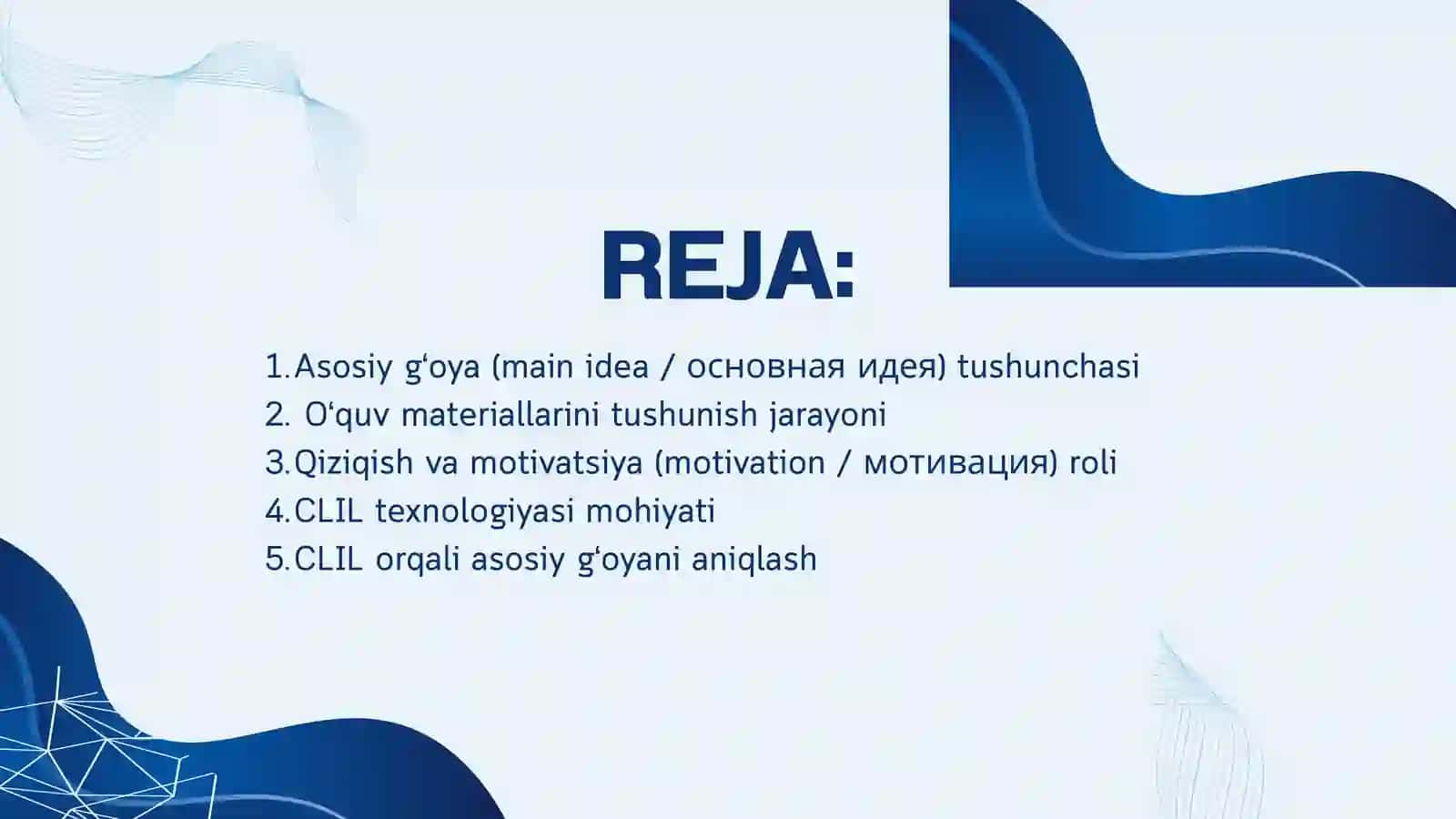 O‘quvchilarning o‘quv materiallarining asosiy g‘oyasini o‘rganishga qiziqishini oshirishda CLIL texnologiyasidan foydalanish 2