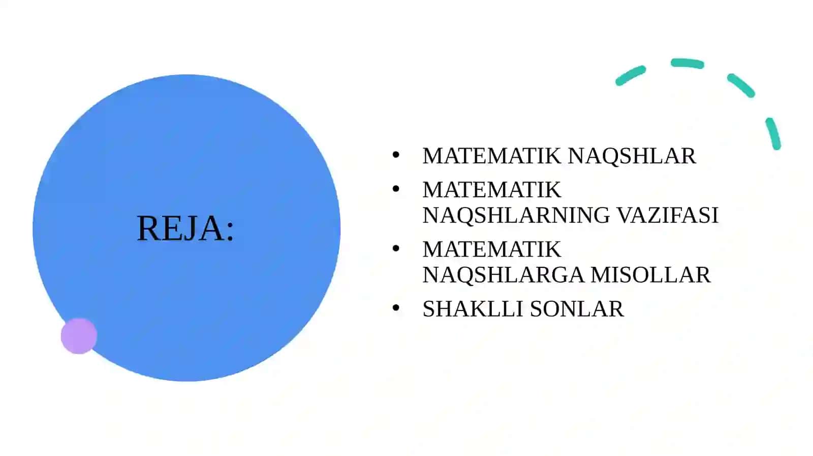 Matematik naqshlar 2