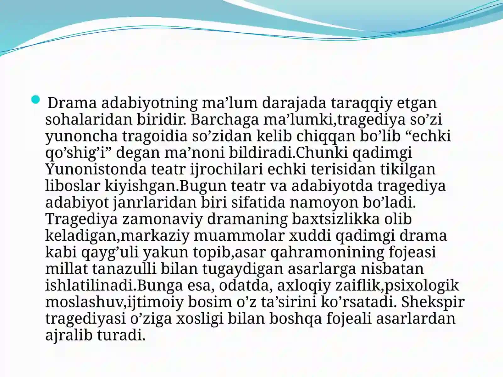 Shekspir tragediyalarida optimizim 2