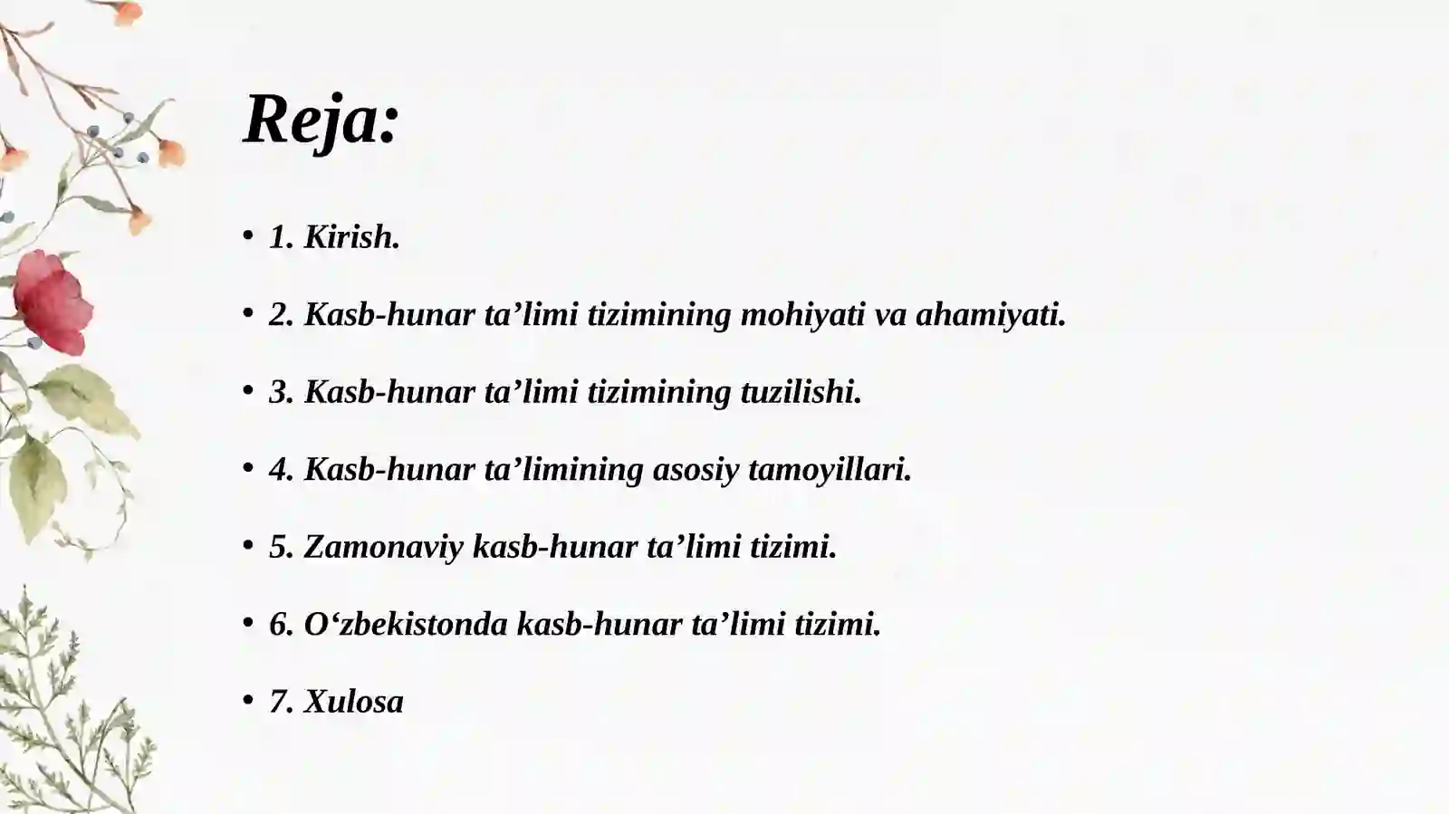 Kasb-hunar ta'limi tizimi 2