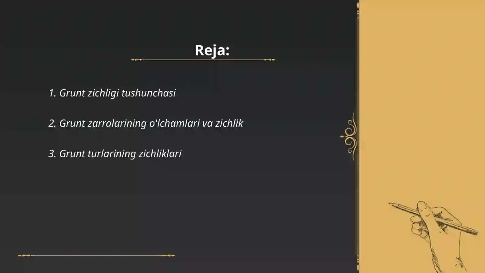 Grunt zichligi tushunchasi 2