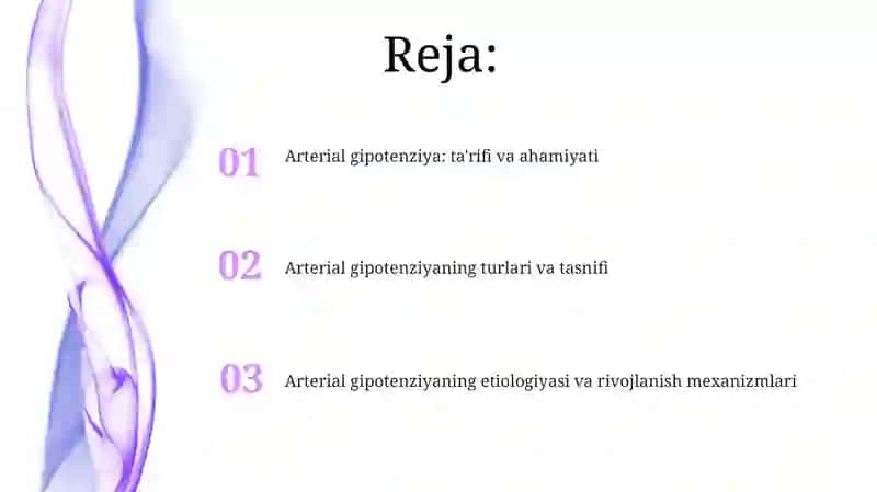 Arterial gipotenziyalar, ularning turlari, sabablari va rivojlanish mexanizmlari 2