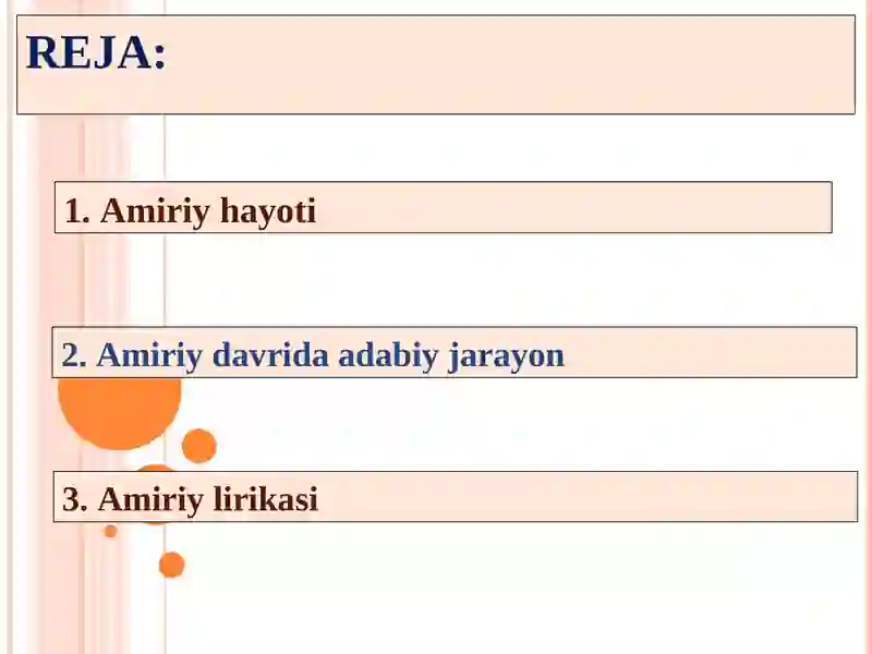 Amiriyning hayoti va ijodi 2