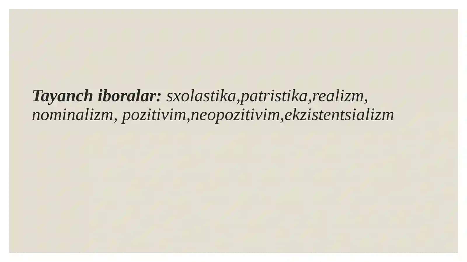 Falsafaning  taraqqiyot  bosqichlari 2