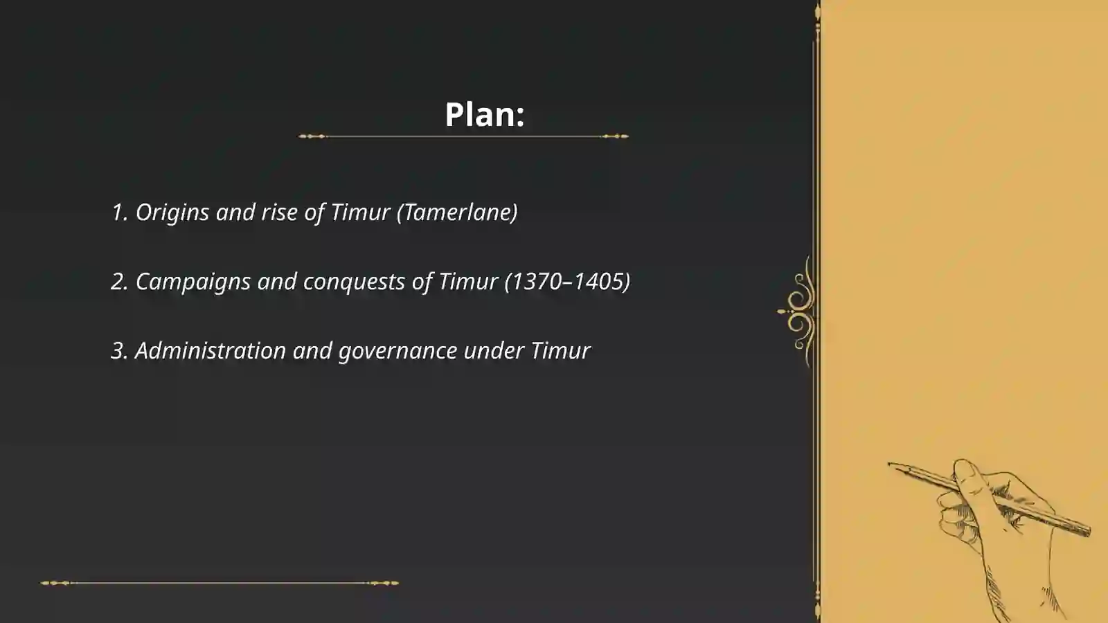 History of Timured Empire 2