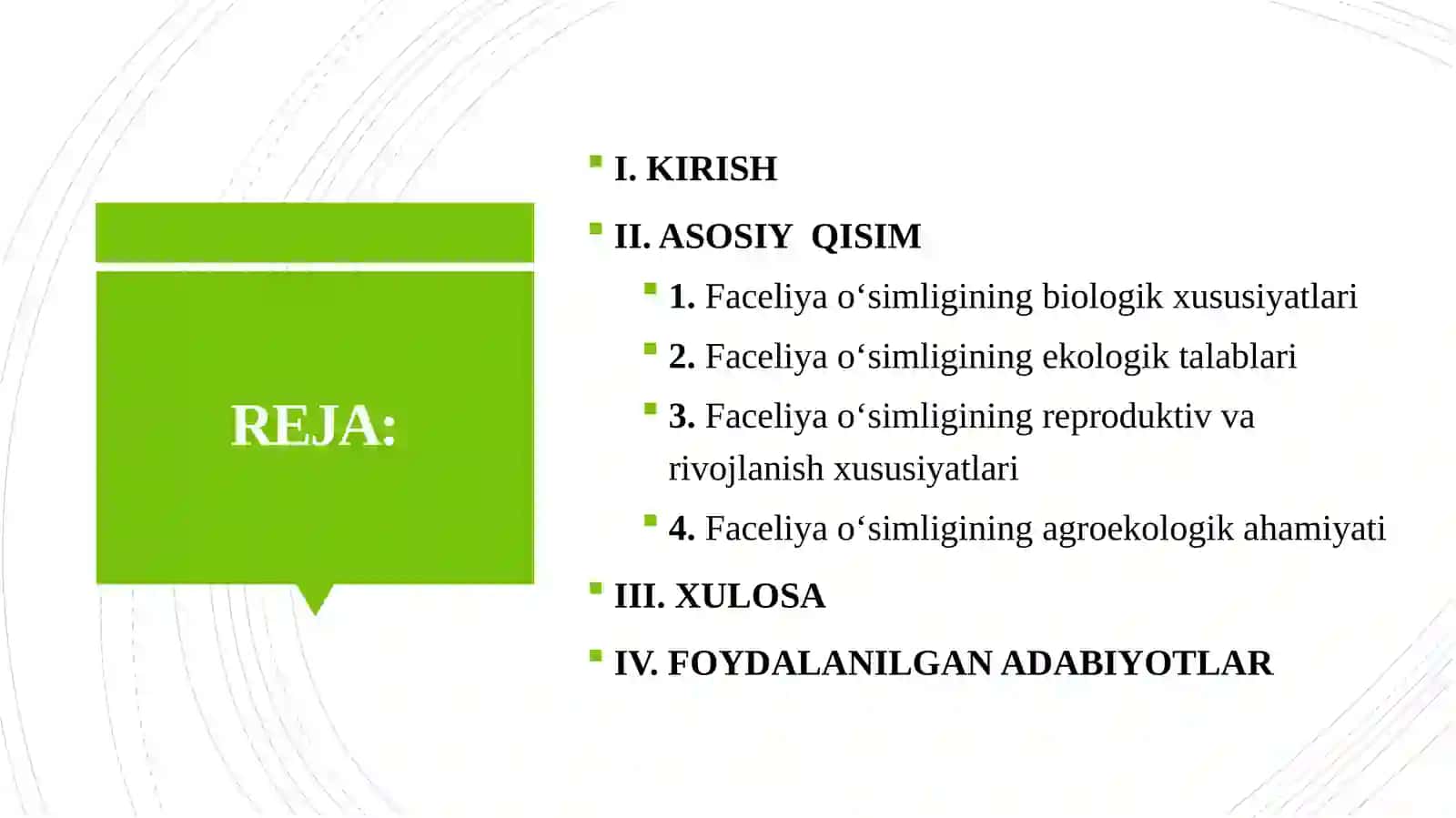 FACELIYA OSIMLIGINING BIEKOLOGIK XUSUSIYATLARI 2