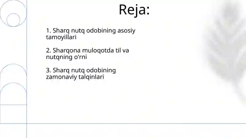 Sharq nutq odobi 2