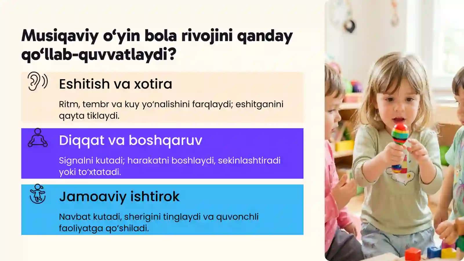 Maktabgacha ta’limda musiqaviy didaktik o‘yinlar AMALIY METODIK QO‘LLANMA 2
