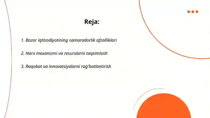 Bozor iqtisodiyotining afzalliklari va ziddiyatlari 2