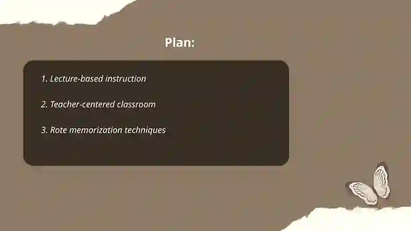 Traditional teaching method 2