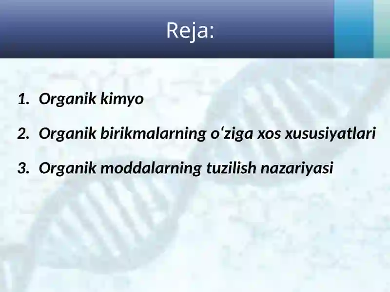 Organik kimyo tarixi 2