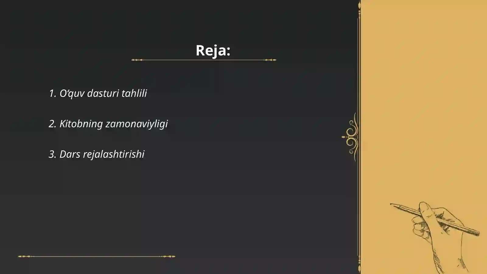 O‘qituvchi kitob bilan tanishuv 2