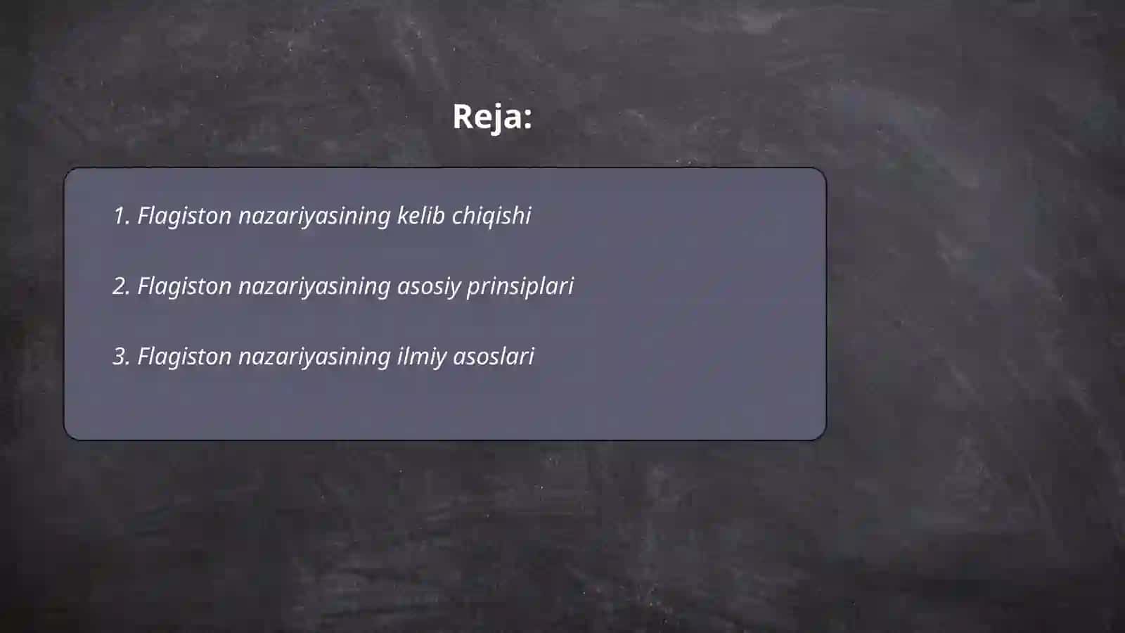 Flagiston nazariyasining vujudga kelishi.A.Lavuzening unga qarshi kurashi va ilmiy yutuqlari 2