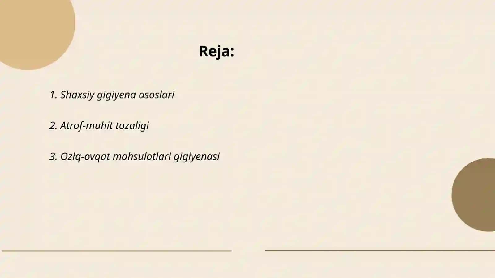 Semizlik. Sabablari va oldini olish 2