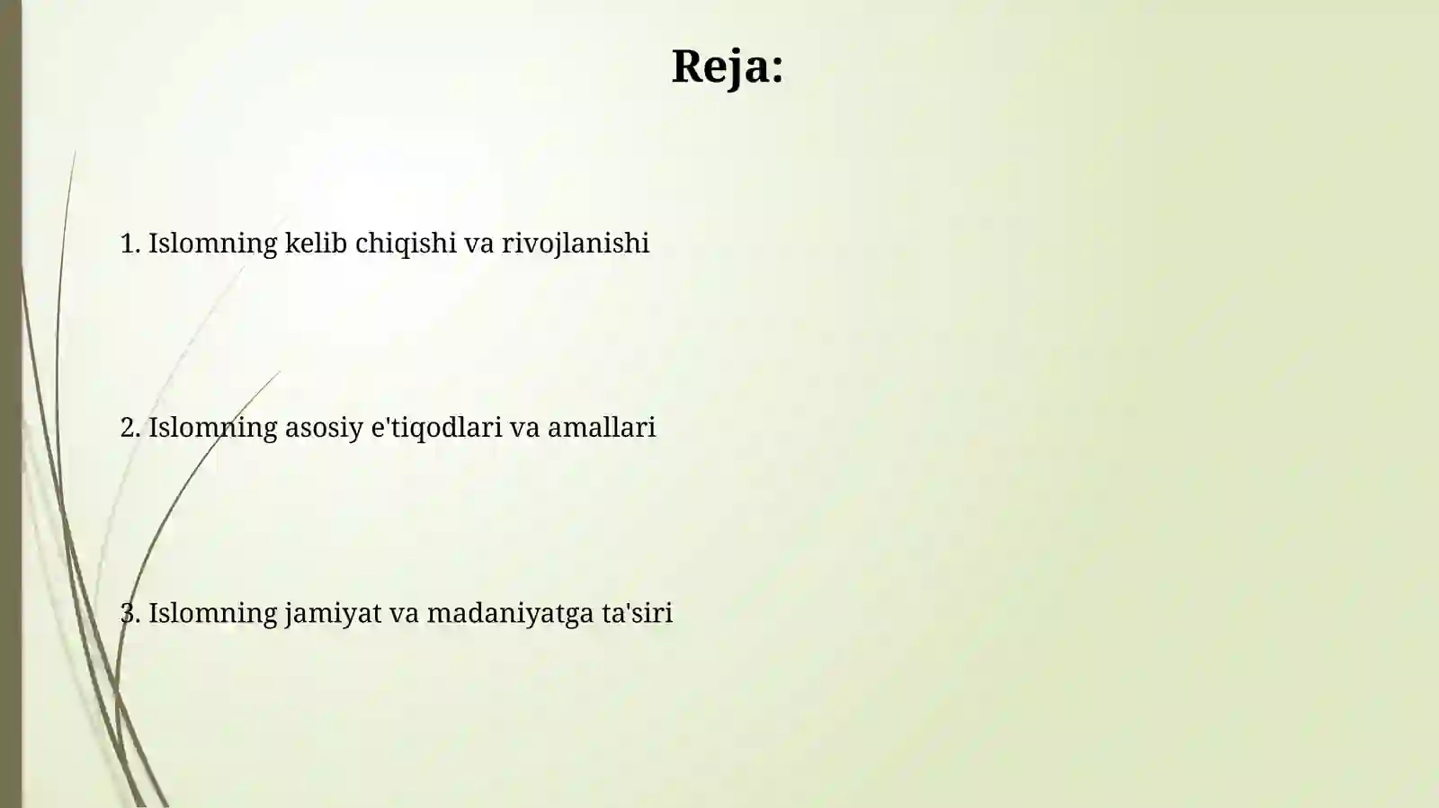 Islom dini tarixivamohiyati 2