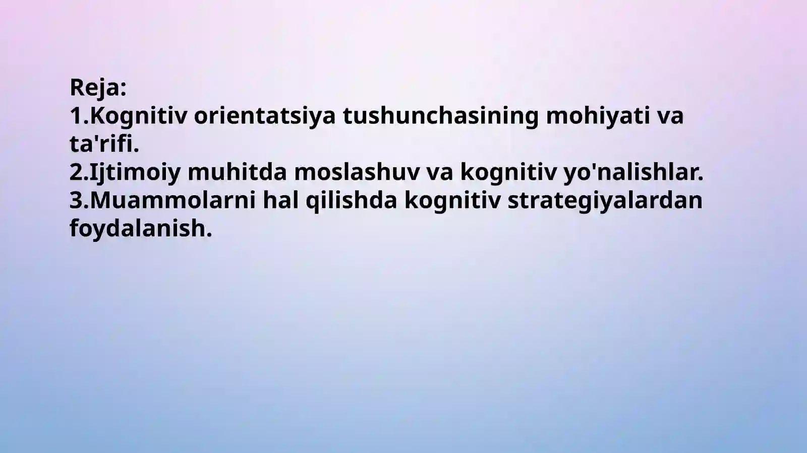 Kognitiv orientatsiya 2