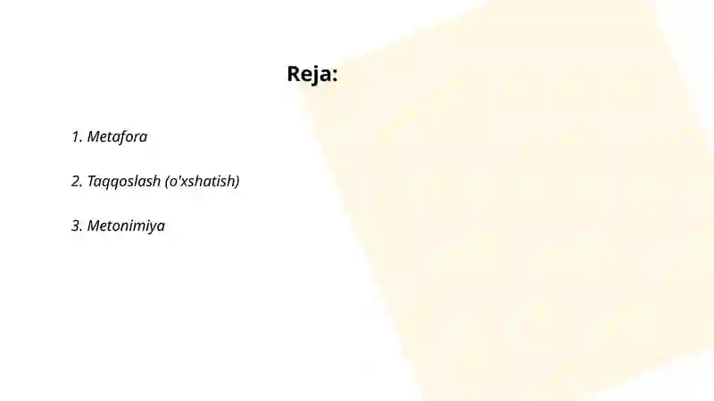 Badiiy tasvir va ifoda vositalari 2