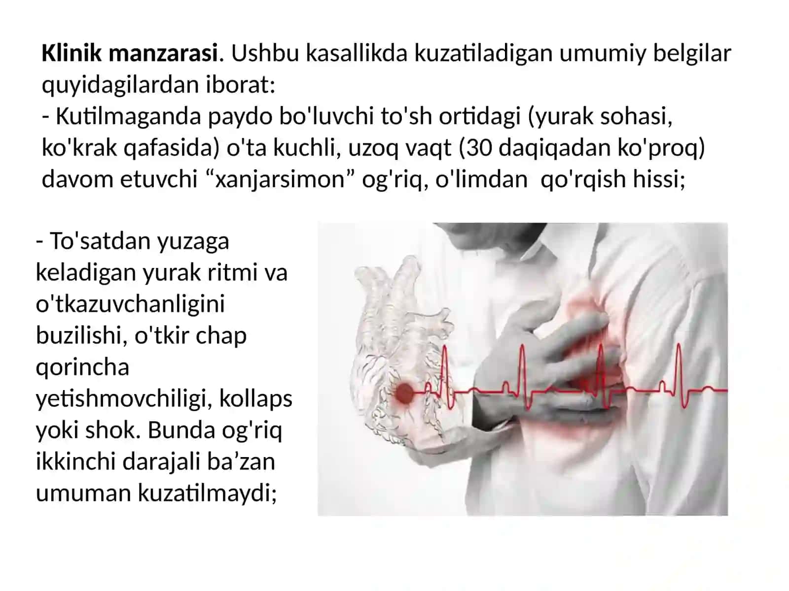 Miokard infarkti etiologiyasi, tasnifi va birinchi yordam algoritmi 2
