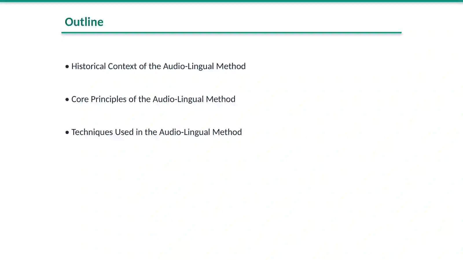 Audio-Lingual Method 2