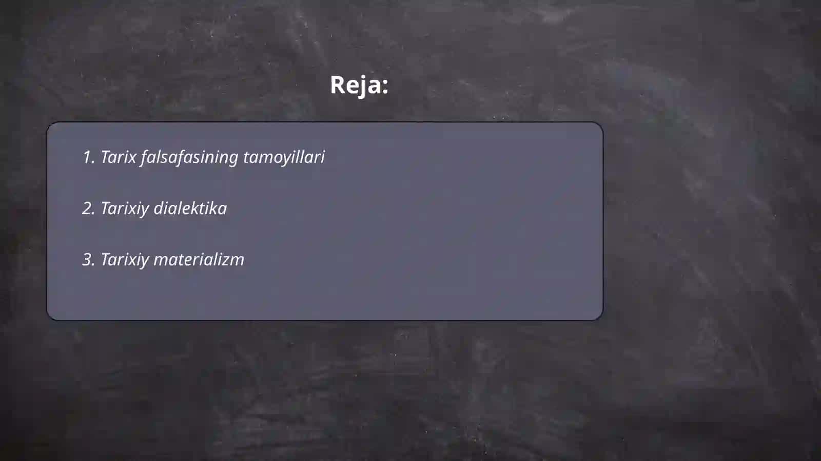 Tarix falsafasi 2