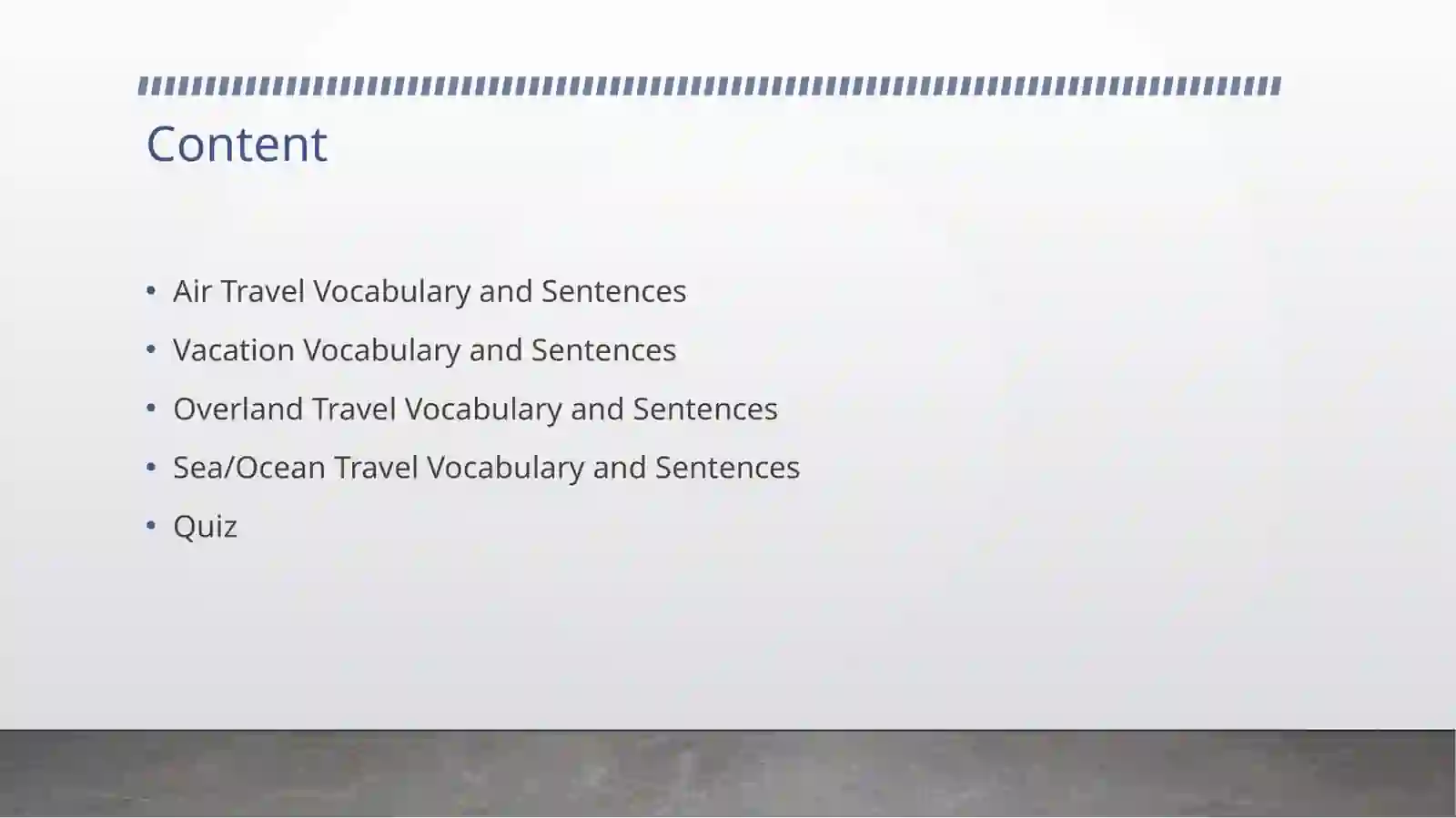 Travel Language 2