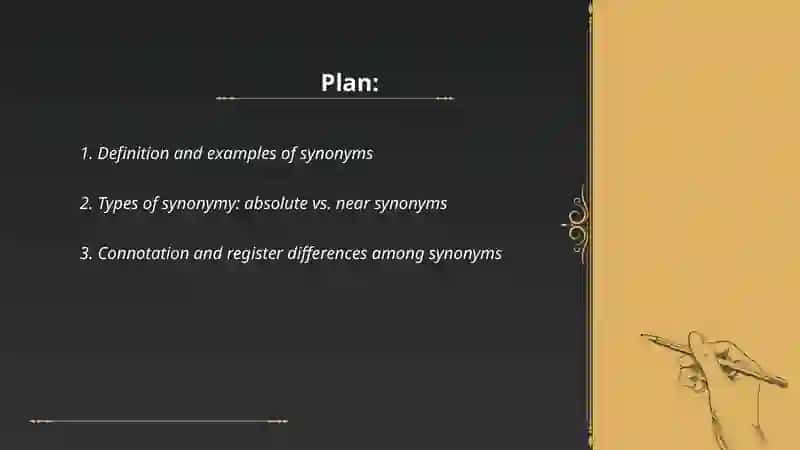 Synonyms and homonyms 2