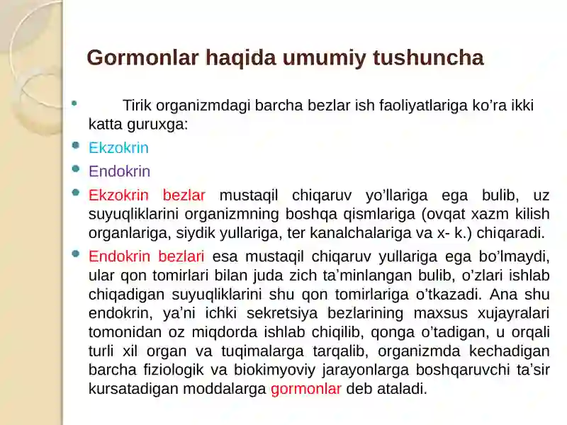 GORMONLAR BIOXIMIYASI 2