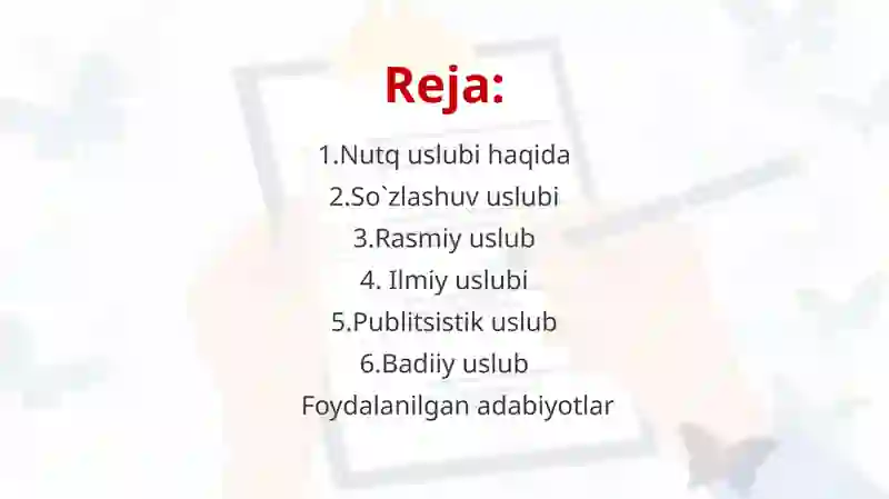 Nutqning uslubiy shakllari 2