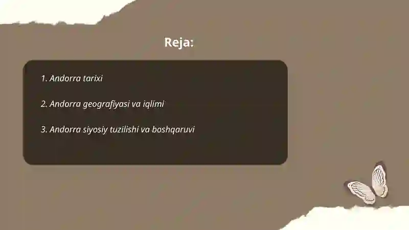 Andorra davlati haqida 2