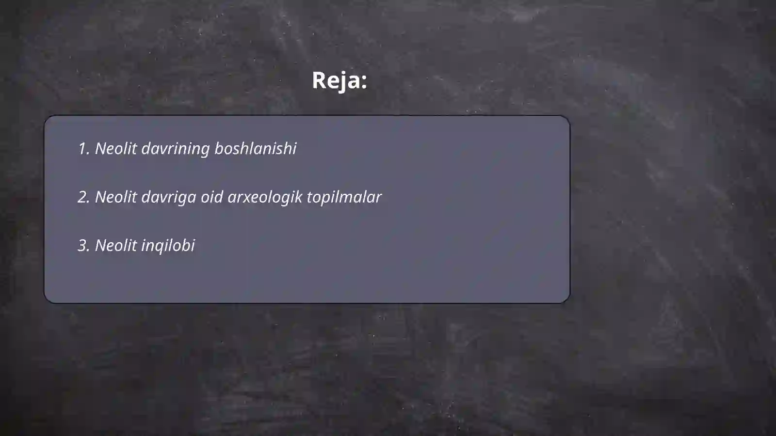 Neolit davri 2