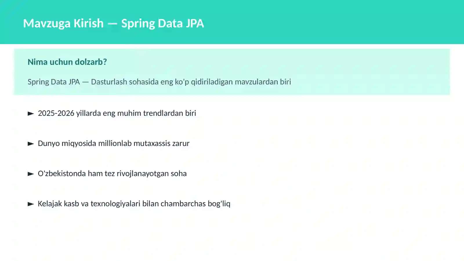 Spring Data JPA 2