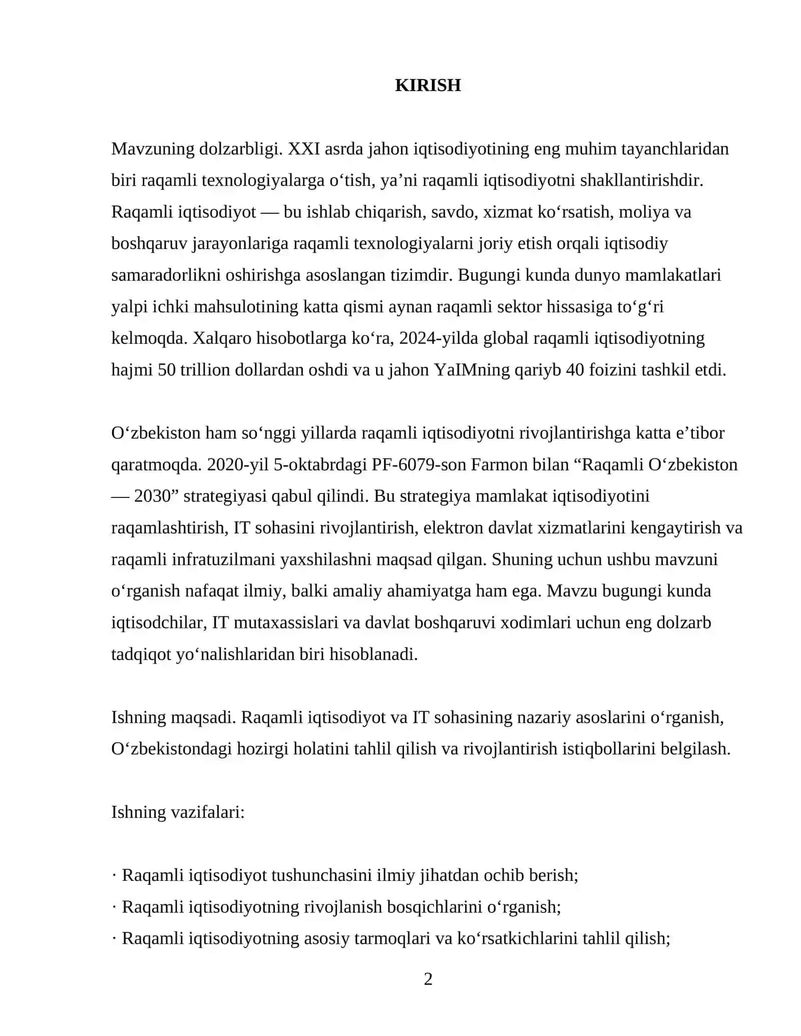 Raqamli iqtisodiyot va IT 2
