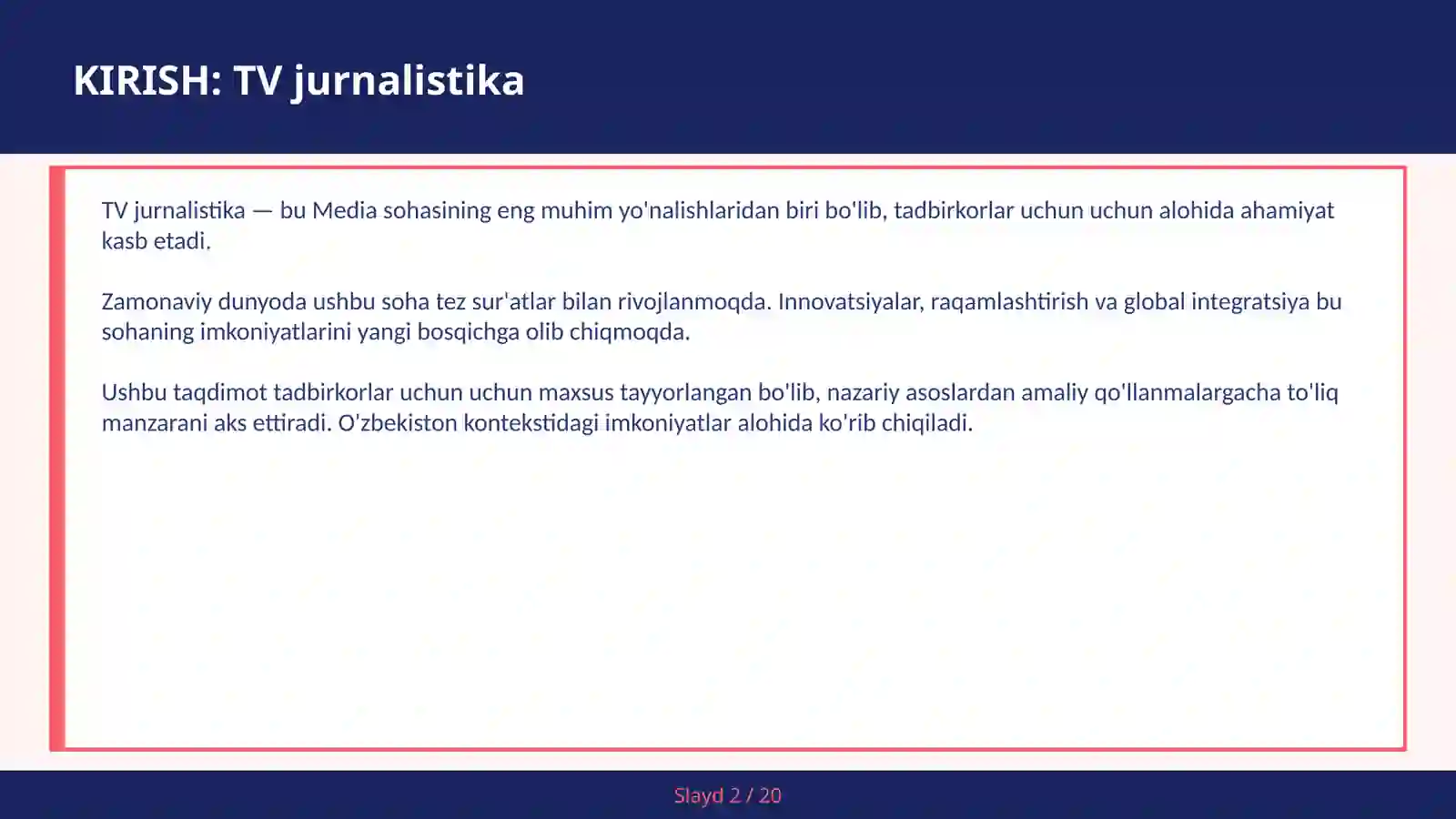 TV JURNALISTIKA 2